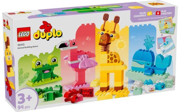 LEGO DUPLO Гра з побудови тварин (10472) &ndash; фото товару LEGO з категорії LEGO DUPLO. Оригінал, доставка по Україні