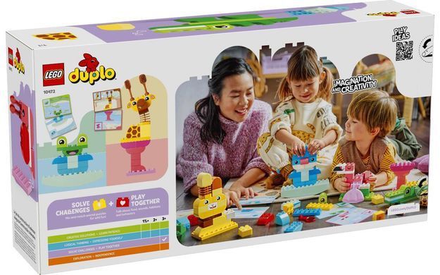 LEGO DUPLO Гра з побудови тварин (10472) &ndash; фото товару LEGO з категорії LEGO DUPLO. Оригінал, доставка по Україні