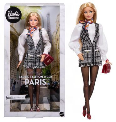 Коллекционная кукла Barbie Signature @Barbiestyle Paris Fashion Week (JJX30) &ndash; фото товара Barbie Collector  из категории Коллекционные куклы Барби - Barbie Collector. Оригинал, доставка по Украине