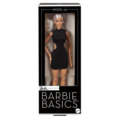 Коллекционная кукла Barbie Basics №2 Пепельный блонд Mattel (JBH71) &ndash; фото товара Barbie Collector  из категории Коллекционные куклы Барби - Barbie Collector. Оригинал, доставка по Украине