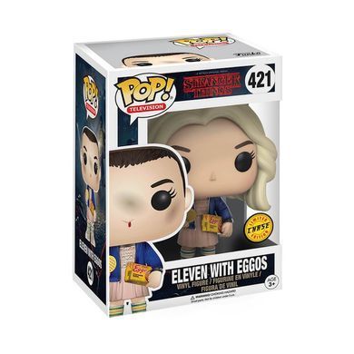 Фигурка Funko Pop! The Stranger Things &mdash; Eleven with Eggos (Chase) #421 (13318-PX-1T3) &ndash; фото товара Funko из категории Фигурки Funko Pop. Оригинал, доставка по Украине