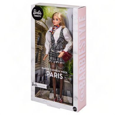 Коллекционная кукла Barbie Signature @Barbiestyle Paris Fashion Week (JJX30) &ndash; фото товара Barbie Collector  из категории Коллекционные куклы Барби - Barbie Collector. Оригинал, доставка по Украине
