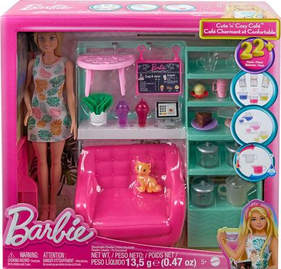 Ігровий набір Barbie Релакс в кафе з лялькою Барбі (HKT94) купити