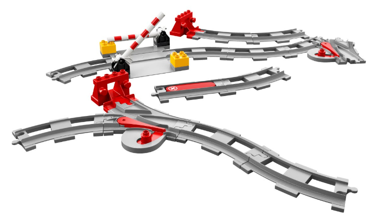 Конструктор LEGO DUPLO Залізничні колії 23 деталі (10882) купити
