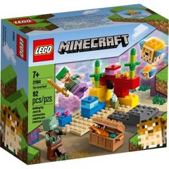 Конструктор LEGO Minecraft Кораловый риф 92 детали (21164)