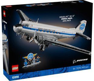 LEGO Icons 11378 Пасажирський літак Douglas&trade; DC-3&trade; PAN AM&reg;
