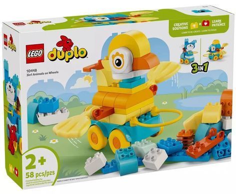 Купити LEGO 10448 DUPLO Тварини на колесах 3в1 | ЛЕГО 10448 ДУПЛО