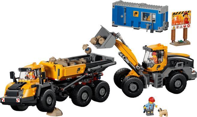 LEGO City Самосвал и фронтальный ковшовой погрузчик (60494) &ndash; фото товара LEGO из категории LEGO City. Оригинал, доставка по Украине