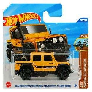 Базова машинка Hot Wheels '15 Land Rover Defender Double Cab / Vehicule a Cabine Double HW Dirt 1:64 JBC00 &ndash; фото товару Hot Wheels з категорії Машинки Хот Вілс - Hot Wheels . Оригінал, доставка по Україні