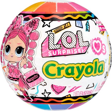 Ігровий набір з лялькою L.O.L. Surprise! Surprise Loves Crayola (505259) купити