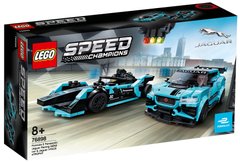 Конструктор Lego Speed Champions Formula E Panasonic Jaguar Racing GEN2 car & Jaguar I-PACE eTrophy 565 деталей (76898)