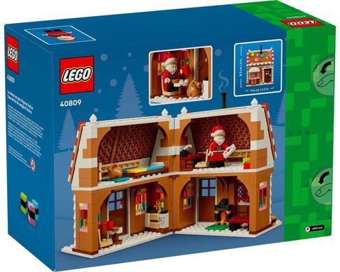 LEGO Seasonal Святковий пряниковий будиночок (40809) &ndash; фото товару LEGO з категорії LEGO Christmas. Оригінал, доставка по Україні