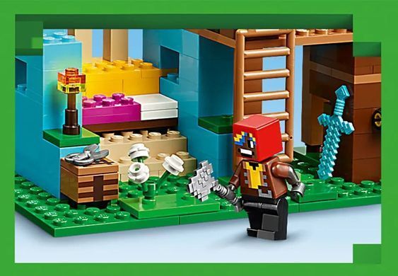 LEGO Minecraft 21282 Домівки для папуг | ЛЕГО 21282 Майнкрафт