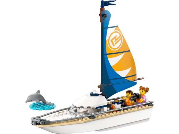 Конструктор LEGO City Вітрильник 102 деталей (60438) купити