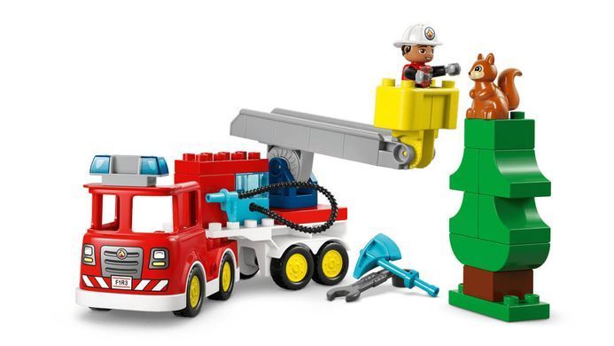 LEGO&reg; 10473 DUPLO&reg; Town Fire Truck with Hose and Firefighter