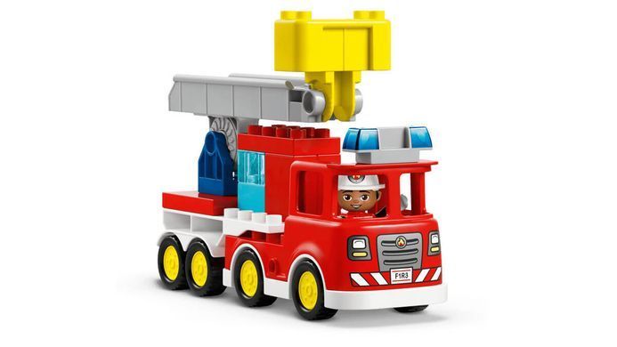 LEGO&reg; 10473 DUPLO&reg; Town Fire Truck with Hose and Firefighter