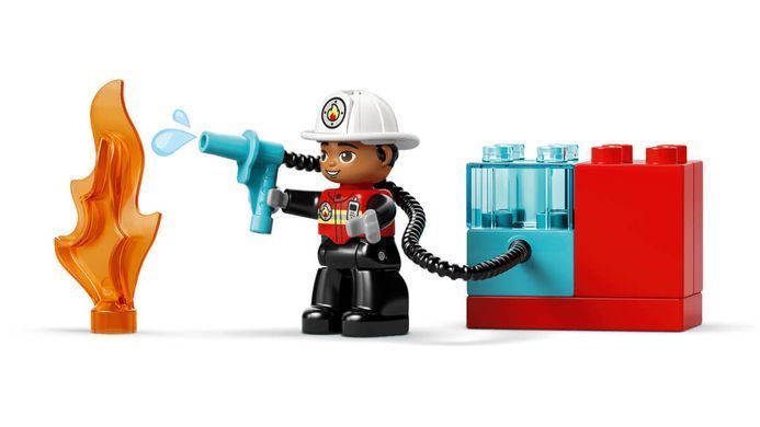 LEGO&reg; 10473 DUPLO&reg; Town Fire Truck with Hose and Firefighter