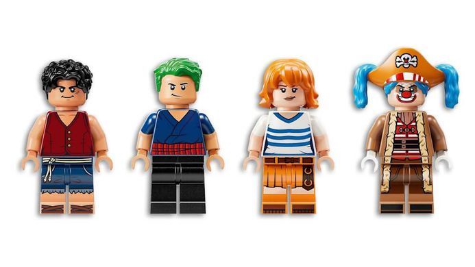 LEGO ONE PIECE 75637 &mdash; мініфігурки Луффі, Зоро, Намі та Баґґі