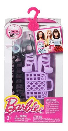 Набор аксессуаров и обуви для куклы Барби Игра с модой DHC53 купить
