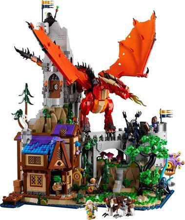 LEGO Ideas Подземелья и драконы: сказка о красном драконе 3745 деталей (21348) &ndash; фото товара LEGO из категории LEGO Ideas. Оригинал, доставка по Украине