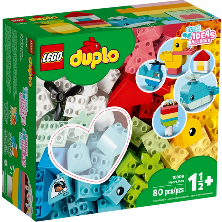 Конструктор LEGO DUPLO Classic Коробка-серце 80 деталей (10909) купити