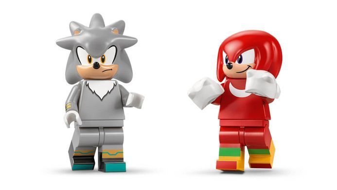 LEGO&reg; 77118 Sonic the Hedgehog&trade; Silver&rsquo;s Car vs. Knuckles&rsquo; Monster Truck