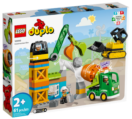 Конструктор LEGO DUPLO Town Будівельний майданчик 61 деталь (10990) &ndash; фото товару LEGO з категорії LEGO DUPLO. Оригінал, доставка по Україні