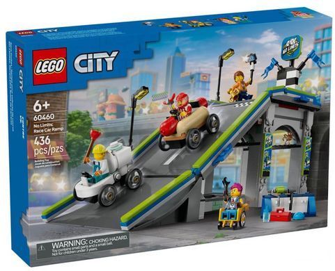 LEGO City Никаких ограничений: Автодром для гоночных автомобилей 436 деталей (60460) &ndash; фото товара LEGO из категории LEGO City. Оригинал, доставка по Украине