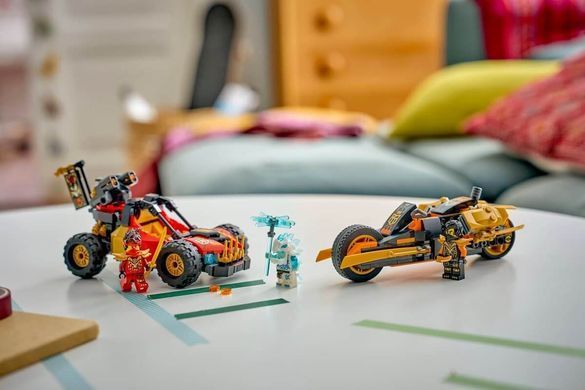LEGO NINJAGO Комбіновані транспортні засоби Кая та Коула (71864) &ndash; фото товару LEGO з категорії LEGO NINJAGO. Оригінал, доставка по Україні
