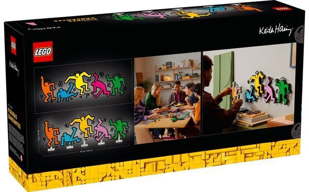 LEGO ART Кіт Гарінґ &mdash; Танцюючі чоловічки (31216) &ndash; фото товару LEGO з категорії LEGO Art. Оригінал, доставка по Україні