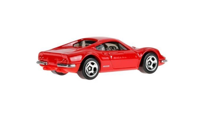 Базова машинка Hot Wheels DINO 206 GT Ferrari 1:64 JJH56 &ndash; фото товару Hot Wheels з категорії Машинки Хот Вілс - Hot Wheels . Оригінал, доставка по Україні