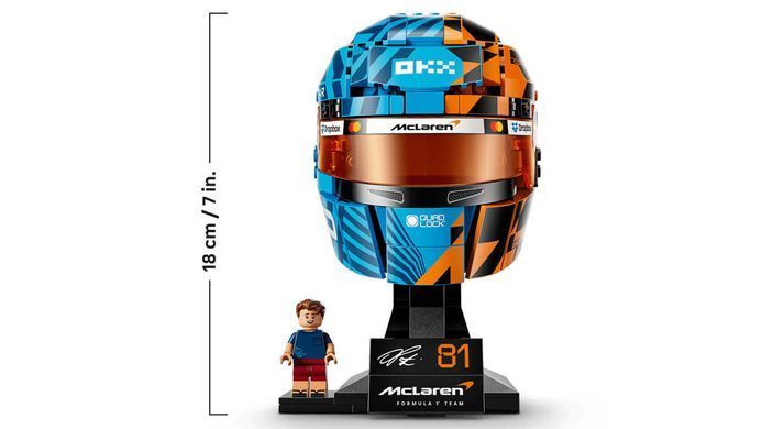 LEGO Editions Formula 1 Шолом Оскара Піастрі McLaren Mastercard F1&reg; Team (43017) &ndash; фото товару LEGO з категорії LEGO Editions. Оригінал, доставка по Україні