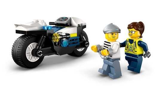LEGO City Преследование на полицейском мотоцикле 65 деталей (60455