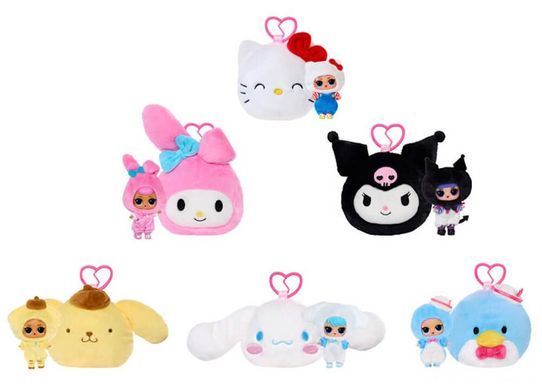 Плюшевая игрушка L.O.L. Surprise! Loves Hello Kitty с куколкой и брелоком (249962) &ndash; фото товара L.O.L. Surprise! из категории L.O.L. Surprise Tots ❤ ЛОЛ Сюрприз Tots. Оригинал, доставка по Украине