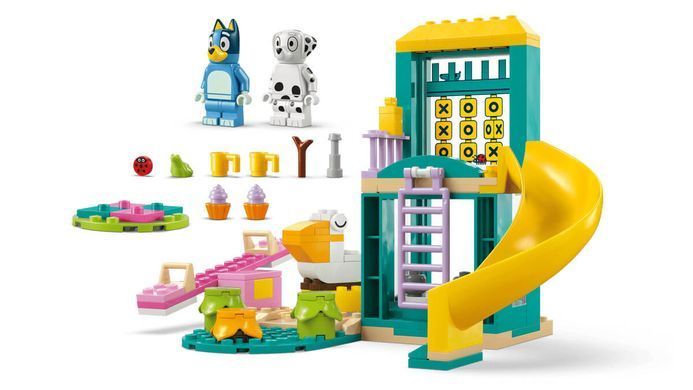 LEGO Bluey Веселощі з Блуї та Хлоєю на ігровому майданчику (11201) &ndash; фото товару LEGO з категорії LEGO Bluey. Оригінал, доставка по Україні
