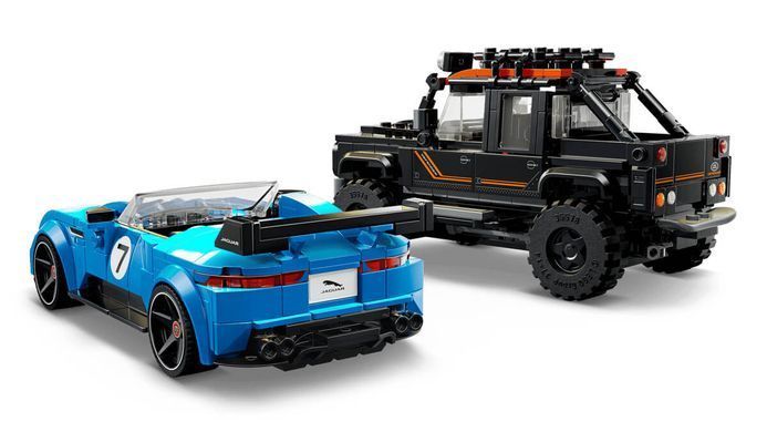 LEGO Speed Champions Jaguar Project 7 та Land Rover Defender (77264) &ndash; фото товару LEGO з категорії LEGO Speed Champions. Оригінал, доставка по Україні