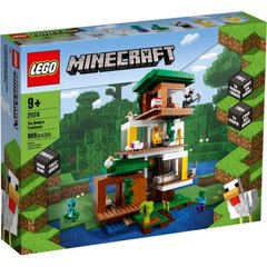 Конструктор LEGO Minecraft Современный домик на дереве 909 деталей (21174)
