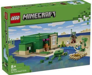 LEGO 21254 Minecraft Пляжний будинок у формі черепахи
