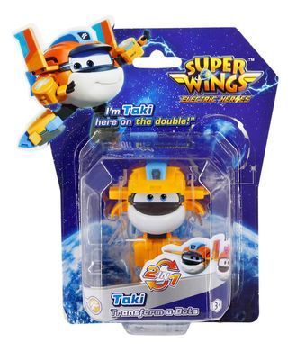 Ігрова фігурка-трансформер Super Wings Transform-a-Bots Такі (Taki), 5см (YW780058) &ndash; фото товару Super Wings з категорії Трансформери Super Wings . Оригінал, доставка по Україні