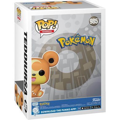 Фигурка Funko Pop! Games: Pokemon Teddiursa &mdash; Теддиурса #985 (70936) &ndash; фото товара Funko из категории Фигурки Funko Pop. Оригинал, доставка по Украине