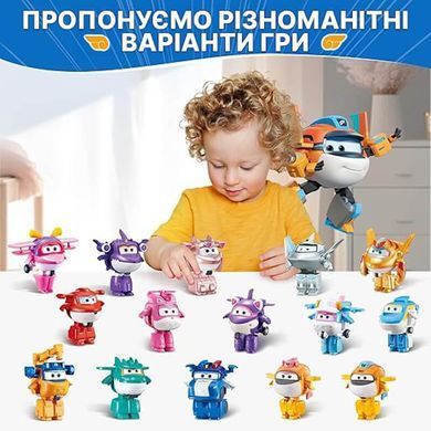 Ігрова фігурка-трансформер Super Wings Transform-a-Bots Такі (Taki), 5см (YW780058) &ndash; фото товару Super Wings з категорії Трансформери Super Wings . Оригінал, доставка по Україні