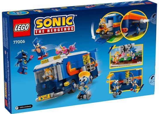 LEGO Sonic the Hedgehog Sonic та командна вантажівка (77006) &ndash; фото товару LEGO з категорії LEGO Sonic the Hedgehog. Оригінал, доставка по Україні