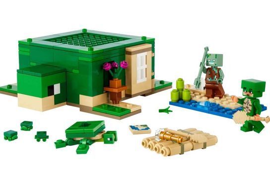LEGO 21254 Minecraft Пляжний будинок у формі черепахи