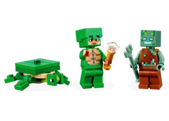 LEGO 21254 Minecraft Пляжний будинок у формі черепахи