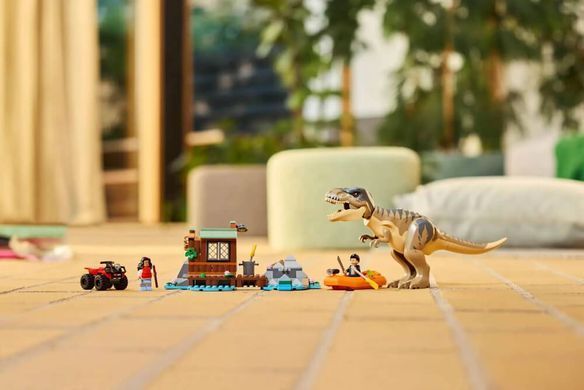 LEGO Jurassic World Втеча річкою від тиранозавра 199 деталей (76975) &ndash; фото товару LEGO з категорії LEGO Jurassic World. Оригінал, доставка по Україні