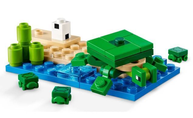 LEGO 21254 Minecraft Пляжний будинок у формі черепахи