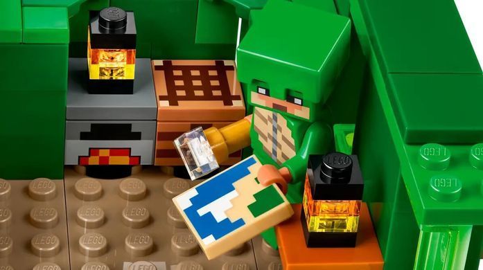 LEGO 21254 Minecraft Пляжний будинок у формі черепахи