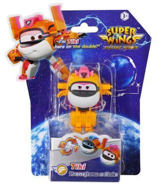 Ігрова фігурка-трансформер Super Wings Transform-a-Bots Тікі (Tiki), 5см (EU780059) &ndash; фото товару Super Wings з категорії Трансформери Super Wings . Оригінал, доставка по Україні