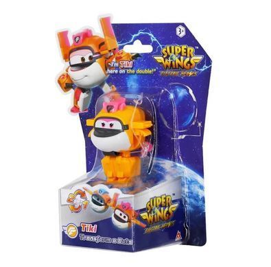 Ігрова фігурка-трансформер Super Wings Transform-a-Bots Тікі (Tiki), 5см (EU780059) &ndash; фото товару Super Wings з категорії Трансформери Super Wings . Оригінал, доставка по Україні