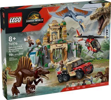 LEGO Jurassic World Повітряна місія зі спинозавром і кетцалькоатлем 984 деталей (76976) &ndash; фото товару LEGO з категорії LEGO Jurassic World. Оригінал, доставка по Україні